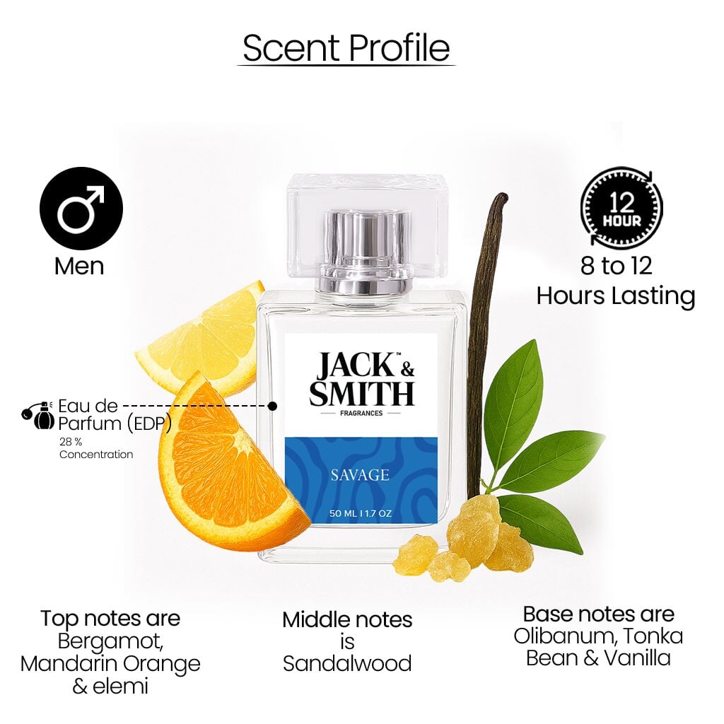 SAUVAGE By Jack&smith, 50 ml Perfumes JACK&SMITH 